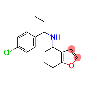 N-[1-(4-chlorophenyl)propyl]-4,5,6,7-tetrahydro-1-benzofuran-4-amine