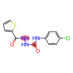 N-(4-chlorophenyl)-2-(2-thienylcarbonyl)-1-hydrazinecarboxamide