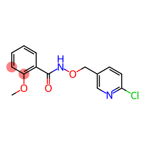 N-[(6-chloro-3-pyridinyl)methoxy]-2-methoxybenzenecarboxamide