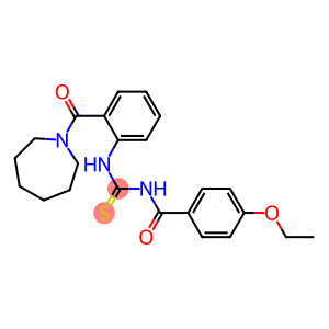 N-[2-(1-azepanylcarbonyl)phenyl]-N'-(4-ethoxybenzoyl)thiourea