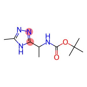 3-(N-BOC-ALPHA-氨乙基)-5-甲基-4-H-1,2,4-三唑