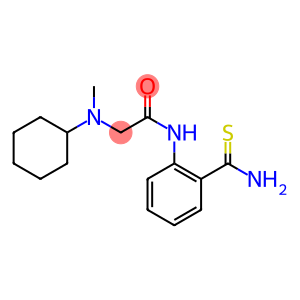 N-(2-carbamothioylphenyl)-2-[cyclohexyl(methyl)amino]acetamide