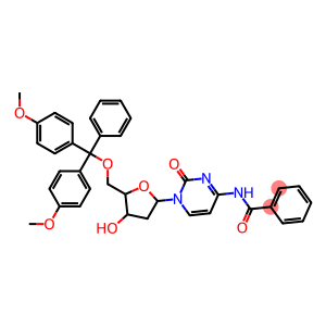 N-[1-(5-{[bis(4-methoxyphenyl)(phenyl)methoxy]methyl}-4-hydroxytetrahydrofuran-2-yl)-2-oxo-1,2-dihydropyrimidin-4-yl]benzamide