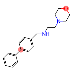 N-([1,1'-biphenyl]-4-ylmethyl)-N-[2-(4-morpholinyl)ethyl]amine