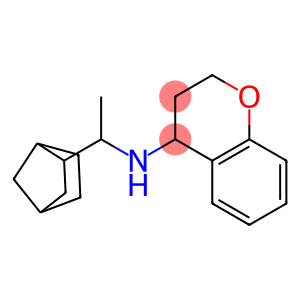 N-(1-{bicyclo[2.2.1]heptan-2-yl}ethyl)-3,4-dihydro-2H-1-benzopyran-4-amine