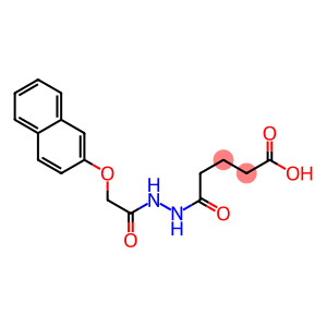 5-{2-[2-(2-naphthyloxy)acetyl]hydrazino}-5-oxopentanoic acid