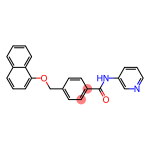 4-[(1-naphthyloxy)methyl]-N-(3-pyridinyl)benzamide