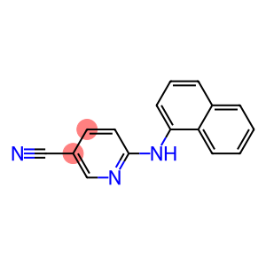 6-(naphthalen-1-ylamino)pyridine-3-carbonitrile