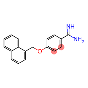 4-(naphthalen-1-ylmethoxy)benzene-1-carboximidamide