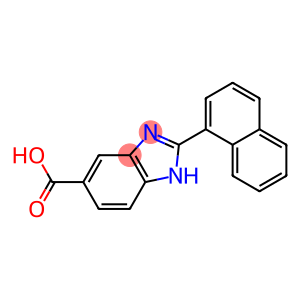 2-Naphthalen-1-yl-1H-benzimidazole-5-carboxylic acid