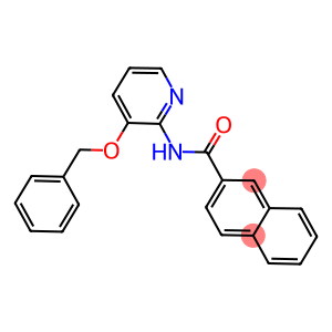 2-NAPHTHYL-N-(3-(PHENYLMETHOXY)(2-PYRIDYL))FORMAMIDE