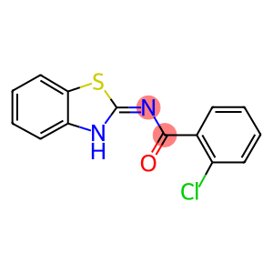 N-(1,3-benzothiazol-2(3H)-ylidene)-2-chlorobenzamide