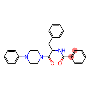 N-[1-benzyl-2-oxo-2-(4-phenyl-1-piperazinyl)ethyl]benzamide