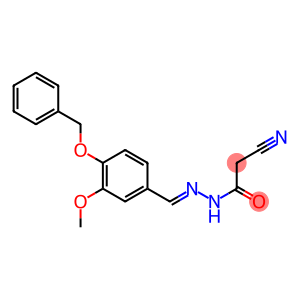 N'-[4-(benzyloxy)-3-methoxybenzylidene]-2-cyanoacetohydrazide