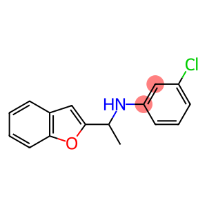 N-[1-(1-benzofuran-2-yl)ethyl]-3-chloroaniline