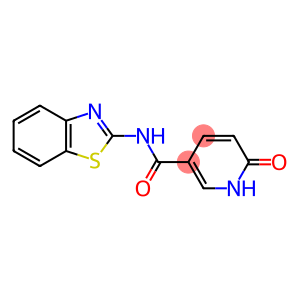 N-(1,3-benzothiazol-2-yl)-6-oxo-1,6-dihydropyridine-3-carboxamide