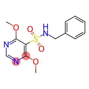 N-benzyl-4,6-dimethoxy-5-pyrimidinesulfonamide