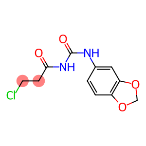 N-[(1,3-BENZODIOXOL-5-YLAMINO)CARBONYL]-3-CHLOROPROPANAMIDE
