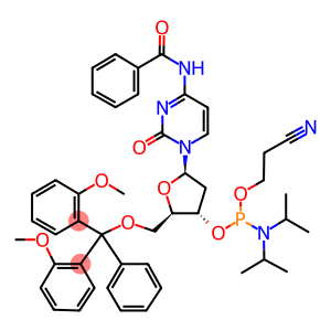 N4-BENZOYL-5'-O-DIMETHOXYTRITYL-2'-DEOXYCYTIDINE 3'-(2-CYANOETHOXY)-N,N-DIISOPROPYLPHOSPHORAMIDITE