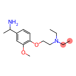 N-{2-[4-(1-aminoethyl)-2-methoxyphenoxy]ethyl}-N,N-diethylamine