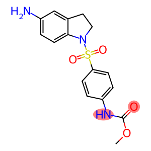 N-[4-[(5-Aminoindolin-1-yl)sulfonyl]phenyl]carbamic acid methyl ester