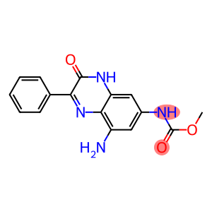 N-[(8-Amino-3,4-dihydro-3-oxo-2-phenylquinoxalin)-6-yl]carbamic acid methyl ester