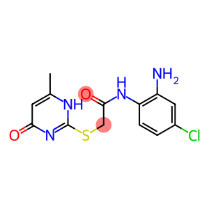 N-(2-amino-4-chlorophenyl)-2-[(6-methyl-4-oxo-1,4-dihydropyrimidin-2-yl)sulfanyl]acetamide
