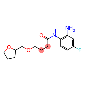 N-(2-amino-4-fluorophenyl)-4-(oxolan-2-ylmethoxy)butanamide