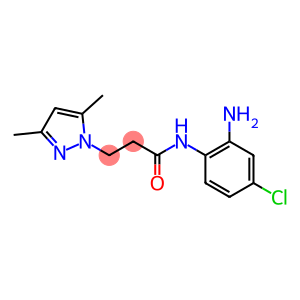 N-(2-amino-4-chlorophenyl)-3-(3,5-dimethyl-1H-pyrazol-1-yl)propanamide