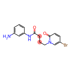 N-(3-aminophenyl)-4-(5-bromo-2-oxo-1,2-dihydropyridin-1-yl)butanamide