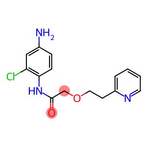 N-(4-amino-2-chlorophenyl)-2-[2-(pyridin-2-yl)ethoxy]acetamide