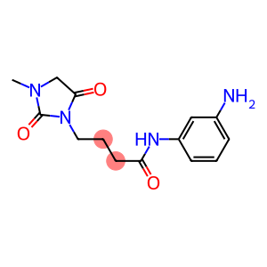 N-(3-aminophenyl)-4-(3-methyl-2,5-dioxoimidazolidin-1-yl)butanamide