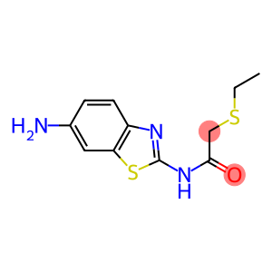 N-(6-amino-1,3-benzothiazol-2-yl)-2-(ethylsulfanyl)acetamide