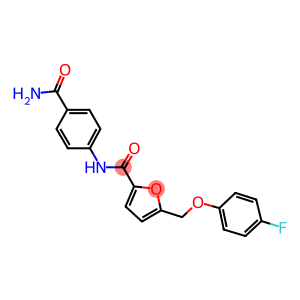 N-[4-(aminocarbonyl)phenyl]-5-[(4-fluorophenoxy)methyl]-2-furamide