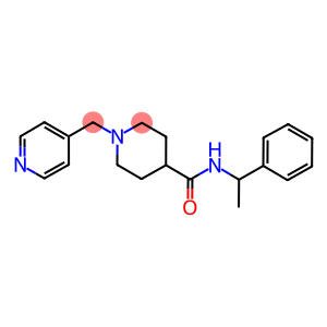 N-(ALPHA-METHYLBENZYL)-1-(4-PYRIDINYLMETHYL)PIPERIDINE-4-CARBOXAMIDE