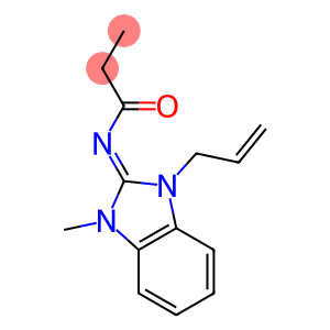 N-(1-allyl-3-methyl-1,3-dihydro-2H-benzimidazol-2-ylidene)propanamide