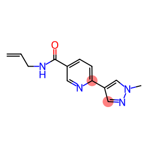 N-ALLYL-6-(1-METHYL-1H-PYRAZOL-4-YL)NICOTINAMIDE