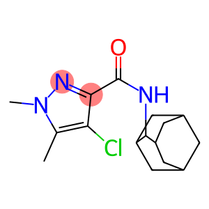 N-(2-adamantyl)-4-chloro-1,5-dimethyl-1H-pyrazole-3-carboxamide