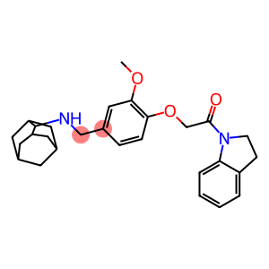 N-(2-adamantyl)-N-{4-[2-(2,3-dihydro-1H-indol-1-yl)-2-oxoethoxy]-3-methoxybenzyl}amine