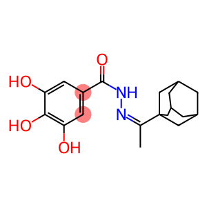 N'-[1-(1-adamantyl)ethylidene]-3,4,5-trihydroxybenzohydrazide