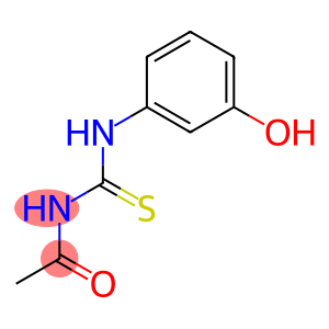 N-acetyl-N'-(3-hydroxyphenyl)thiourea