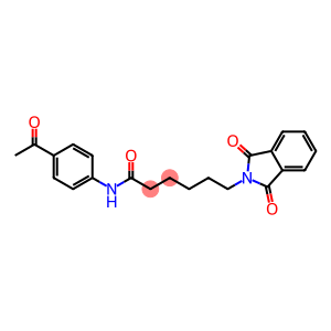 N-(4-acetylphenyl)-6-(1,3-dioxo-1,3-dihydro-2H-isoindol-2-yl)hexanamide