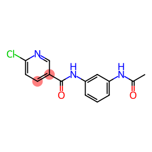 N-[3-(acetylamino)phenyl]-6-chloronicotinamide