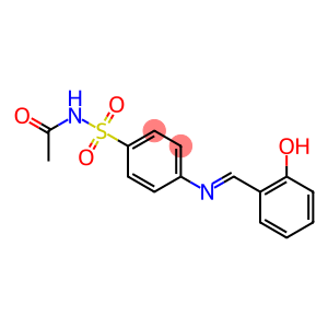 N1-acetyl-4-[(2-hydroxybenzylidene)amino]benzene-1-sulfonamide