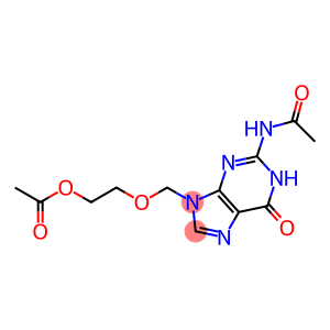 n-acetyl-9-(2'-acetoxyethoxymethyl)guanine