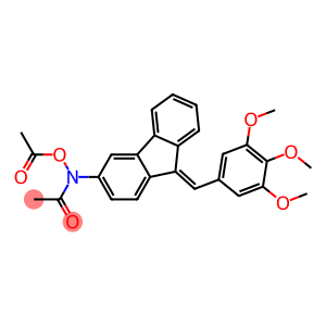 N-Acetyloxy-N-[9-(3,4,5-trimethoxybenzylidene)-9H-fluoren-3-yl]acetamide