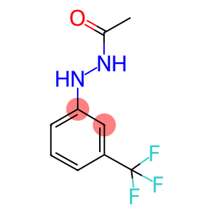 3-(N'-Acetylhydrazino)benzotrifluoride, N-Acetyl-N'-[3-(trifluoromethyl)phenyl]hydrazine, Acetic acid N'-(3-trifluoromethylphenyl)hydrazide