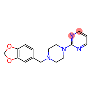 2-(4-(1,3-benzodioxol-5-ylMethyl)piperazin-1-yl)pyriMidine