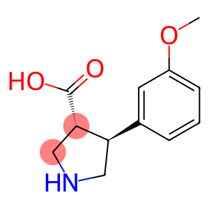 (3R,4S)-4-(3-甲氧基苯基)吡咯烷-3-羧酸