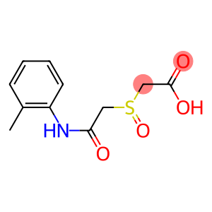 2-((2-Oxo-2-(2-tolylamino)ethyl)sulfinyl)acetic acid